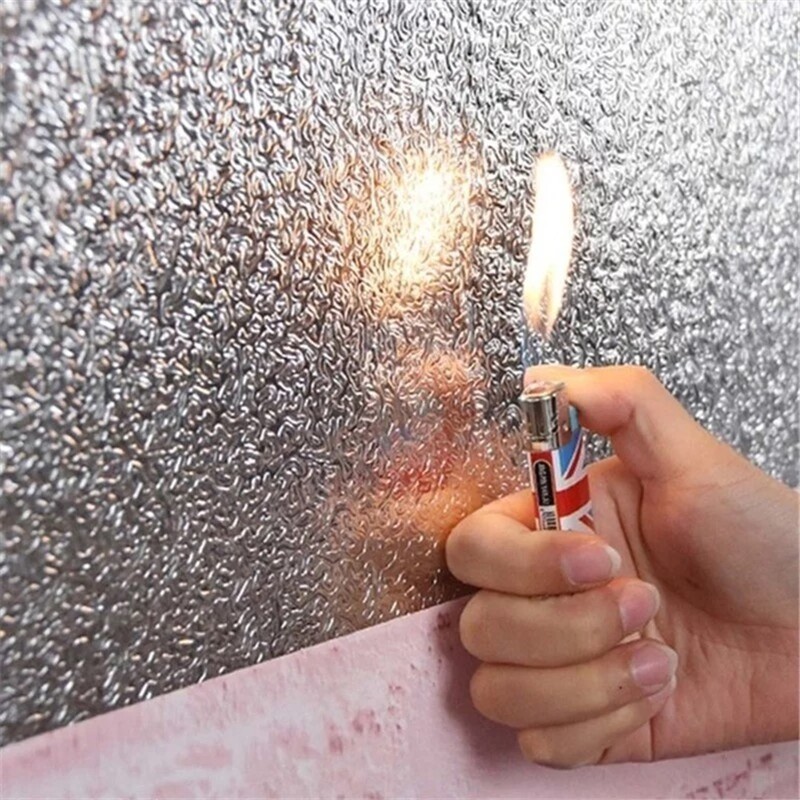 فویل چسبی کابینت طرح نقره ای 3 متری